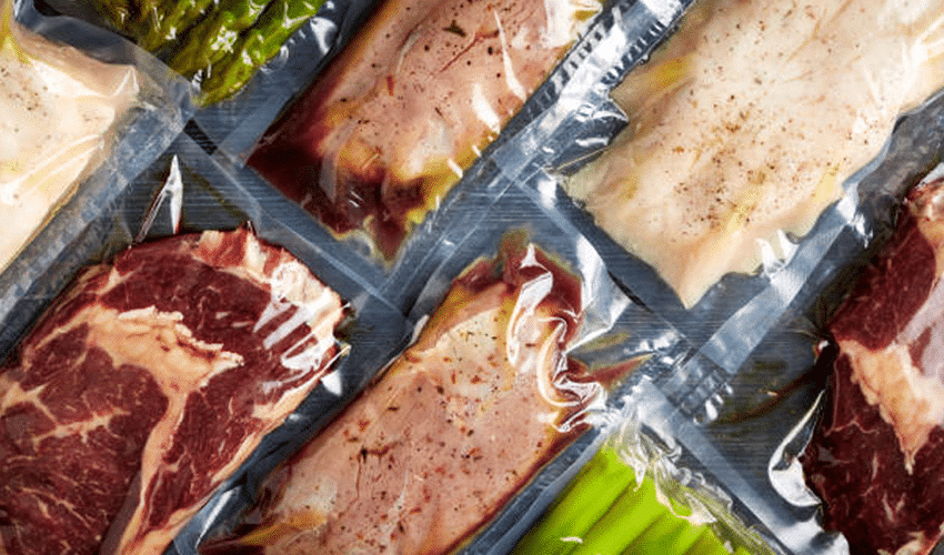 máquinas de embalagem a vácuo profissionais para a indústria da restauração