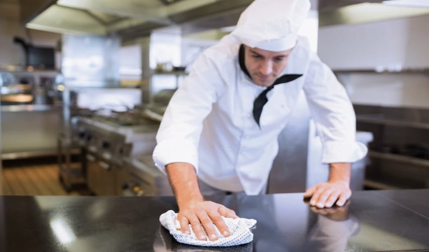 manter o seu restaurante limpo