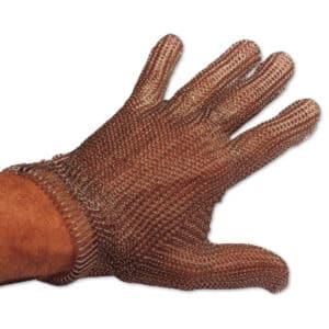 Luva de malha de aço inoxidável reversível modelo expert