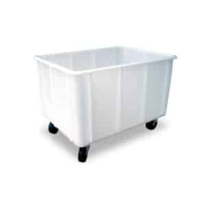 Carrinho de manuseamento com rodas e drenagem