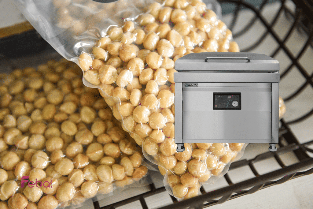 máquina de embalagem a vácuo industrial